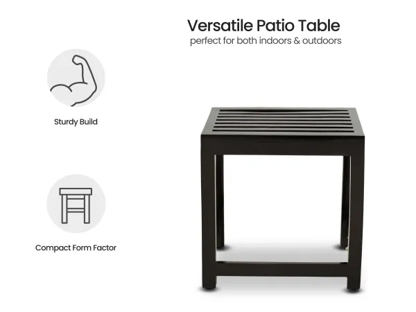 Crest Balcony Stool   Small